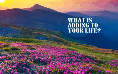 What’s adding, not subtracting