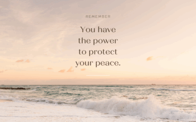 If it costs you your peace, it’s too expensive