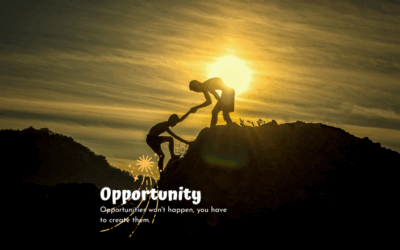 You are the opportunity