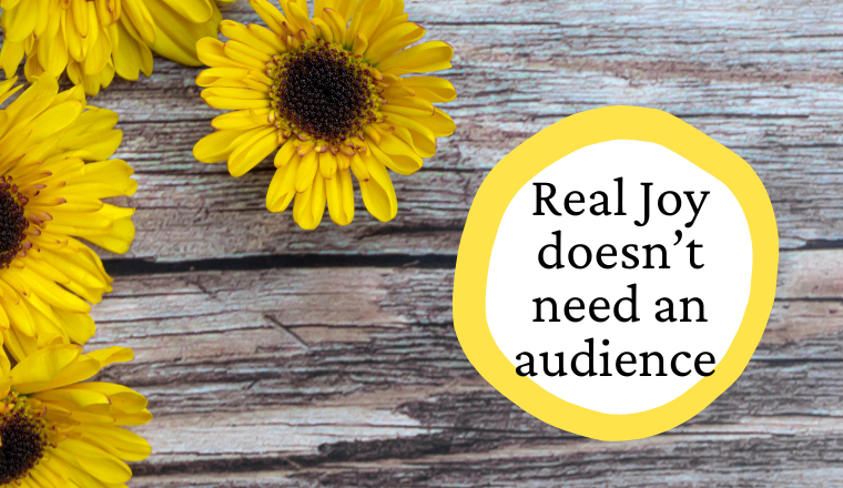 Stay out of the noise.. choose a life that feels good